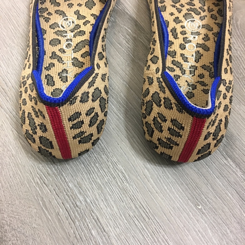 Rothy’s Rounded-Toe Cheetah Flats 6.5 - Picture 3 of 7